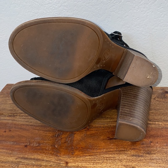 Lucky Brand Lisza Black Heels Sandals 7 - Picture 9 of 9